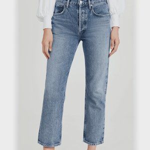Agolde Ripley Mid Rise Straight jeans (never worn)
